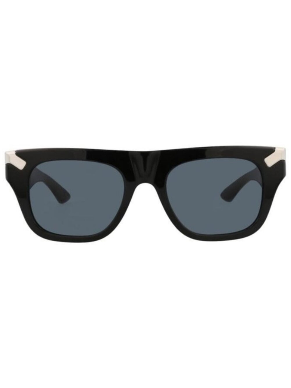 New Alexander McQueen Mens Square/Rectangle Black Black Blue Fashion Designer Ey